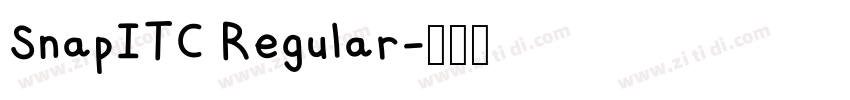 SnapITC Regular字体转换